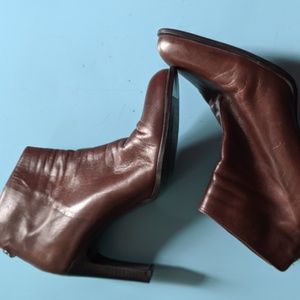 NINE WEST Brown Booties